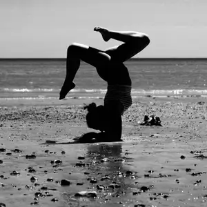 Girl in Yoga Pose