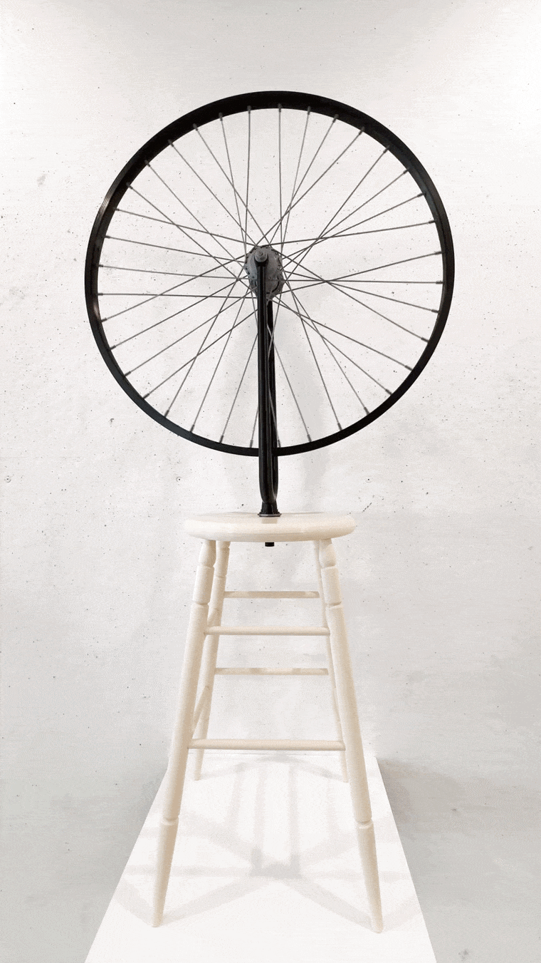 Model of Marcel Duchamp's Bicycle Wheel: Full Scale Edition