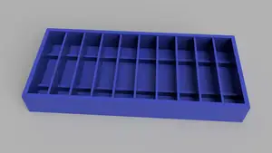 Modular Tool Storage Box with lid– Drill Bits & Small Tools