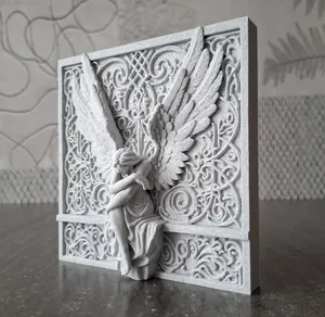 Sorrowful Angel - Relief Sculpture