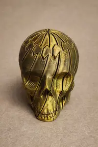 Expandable Fidget Skull – Articulated Skull Stress Toy