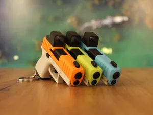 G26 Fidget Keychain – 3D-Printed Mini Slide-Action Toy