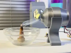 Open Source Fully Printable Vacuum Turbine Set