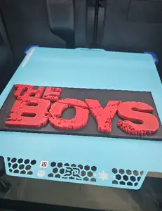 Simple The Boys Show Logo Wall Sign