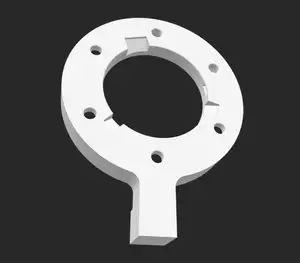 Minimalistic rally steering wheel microcontroller bracket