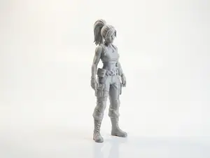 Sonya Blade Fighter Gaming Figurine 3D Printable