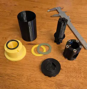 10 ball bearing Core-One+ spool-holder - bayonet compatible snap in replacement for smoother feed