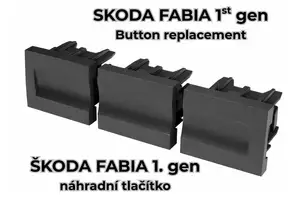 SKODA FABIA 1 - BUTTON REPLACEMENT / Náhrada tlačítek středové konzole pro Škoda Fabia 1