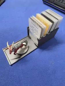 Kingdom Death white lion,Screaming Antelope and Slenderman stand