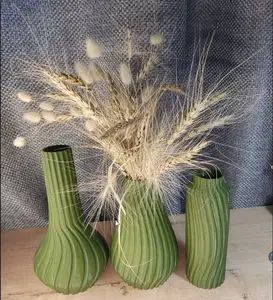 A vase for dried flowers