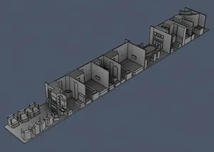 Interior for Bachmann PRR Business Car HO scale