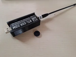 Wall holder for RTL-SDR Blog V4 or sonoff zigbee 3.0 usb dongle- (easily removable)