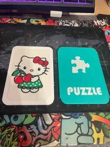 Hello Kitty with cherries - minipuzzle for kids
