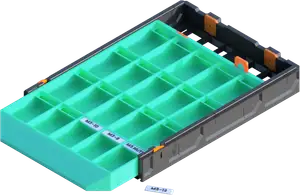GEN2 240-2W-05H Classic Parts Drawer V2 - 20 Slot