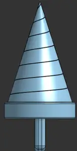 Gurren Lagann Core Drill Necklace