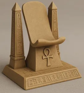 Ankh Throne Phone Holder