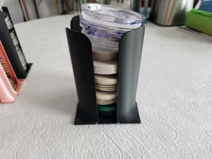 Thermos and Water Bottle Lid Organizer
