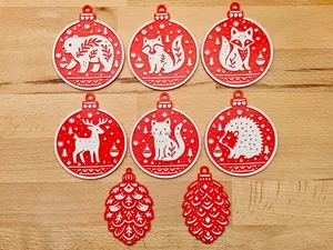 Christmas Balls 2025 Set 01 for tree decoration