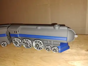 A toy train I made for a friend's train-obsessed child