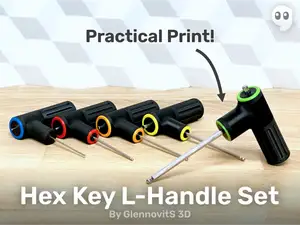 Hex-key L-Handle Set (metric - customize your tools)