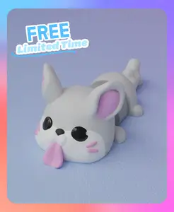 Flexi Chinchilla Keychain (Single Color)