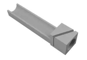 60º (or other angle) pipe cutter template for 32mm (and any other diameter) PVC (or other material) pipe.