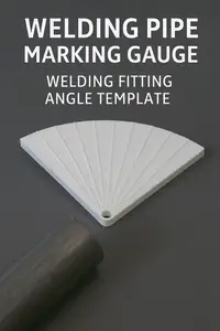Welding Pipe Marking Gauge – Pipe Angle Template for Fabrication