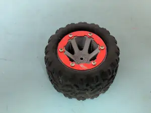 RC Car Tire 12mm Hex (1/18 DeeRC 300e compatible)