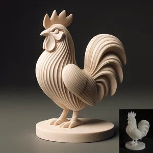 Rooster Sculpture