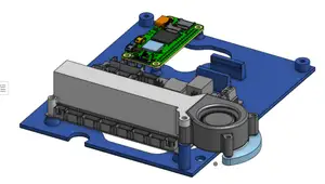 BTT SKR 1.4 and Pi Zero 2W mount for Geeetech A20M