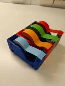 Modular tape dispenser for 20 and 26 mm roll width (updated)