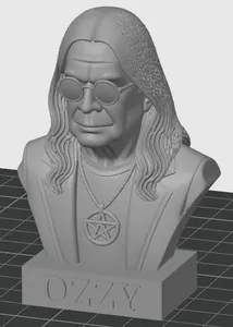 Ozzy Osbourne bust