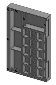 GM Initiative tracker for DnD dice box remix - hinged version