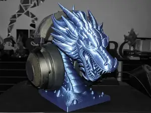 Water Dragon Headphone Stand