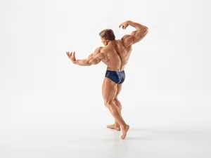 Strong Man Bodybuilder Figurine Miscellaneous 3D Printable