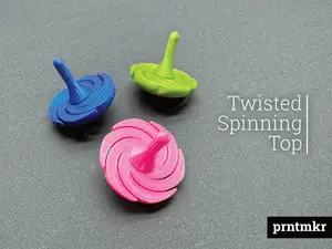 Twisted Spinning Top - Spins like forever