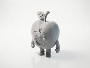 Cute Apple Boy Chibi Figurine 3D Printable
