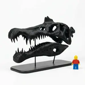 Spinosaurus Skull — Life Size Dinosaur Fossil Replica with Display Stand