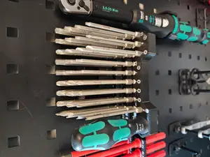 Wera Kraftform Kompakt 62, 33 pieces holder - perforated panel (10x10mm)