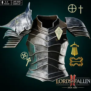 LORDS OF THE FALLEN II 2026 DARK CRUSADER CUIRASS COSPLAY Fan Art STL