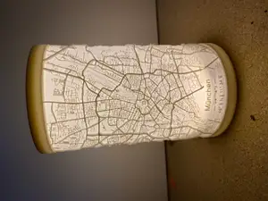 Minimalist City Map Lithophane Lamps