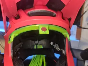 bike helmet visor adapter for fox proframe and leatt enduro 4.0 (may fit other helmets)