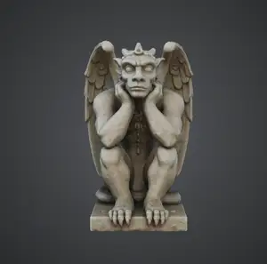 Gothic Gargoyle Statue – Winged Stone Guardian Sculpture