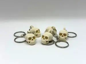 Tiny Skull Keychain