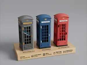 British K6 Phone Box — Souvenir & Coin Bank | 1:9 Scale Replica