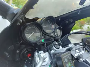 Yamaha FZS 600 (Fazer) dashboard cover with sunshade.