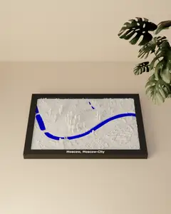 Moscow, Moscow-City, Russia - 3D Miniature