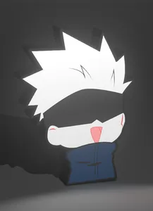 Lámpara LED Gojo Satoru Chibi – Jujutsu Kaisen | Gojo Satoru Chibi LED Lamp