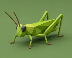 Low Poly Grasshopper