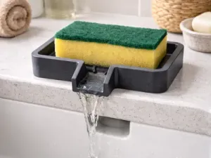 Self-draining sponge holder – Wave Drip